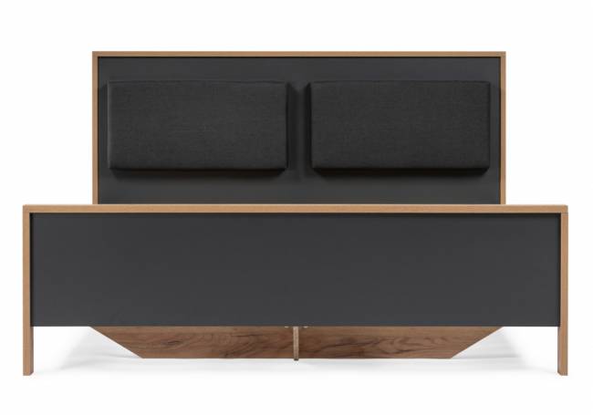 Кровать Тхан 180х200 дуб крафт золотой / антрацит