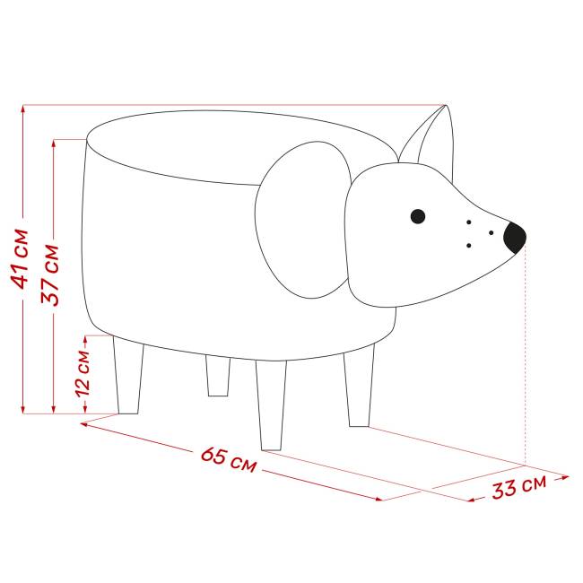 Пуф Leset Mouse COMBI Milos 16, компаньон Milos 02 Бук Пуф Leset Mouse COMBI Milos 16, компаньон Milos 02 Бук
