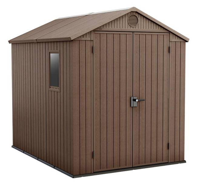 Сарай "Дарвин 6х8" (размеры 183 х 244 см), коричневый Сарай "Дарвин 6х8" (размеры 183 х 244 см), коричневый