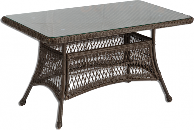 Обеденная группа GIZA XL (Гиза) коричневая из искусственного ротанга