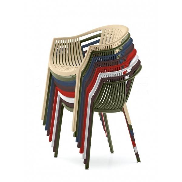 Кресло пластиковое Tatami серый 580х615х780 мм