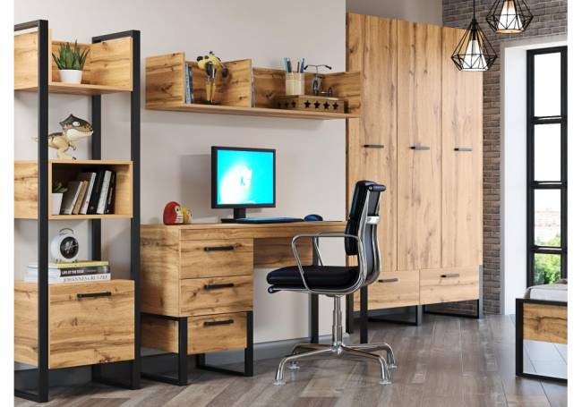 Iris металл дуб вотан / черный муар