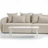 Диван модульный с подушками Cosy Modular конопляный 3600х1100х740 мм