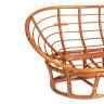 Диван Мамасан/Mamasan (23/02 W) /с подушкой и ремешками/ 169х102х80см, коньячный, матрац 182х119см, рогожка, меланж Cognac (коньяк)