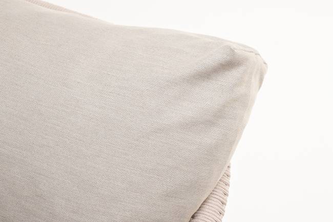 "Верона" лаунж-зона 5-местная плетеная из роупа (веревки), каркас алюминиевый белый, роуп бежевый "Верона" лаунж-зона 5-местная плетеная из роупа (веревки), каркас алюминиевый белый, роуп бежевый