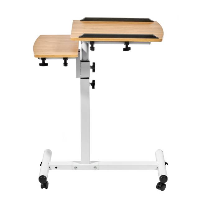 Стол многофункциональный Palma 60x40x62-96см, светлое дерево, белый Стол многофункциональный Palma 60x40x62-96см, светлое дерево, белый