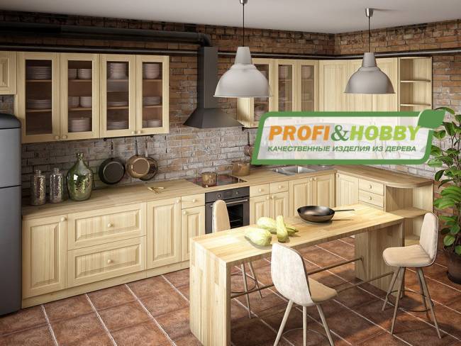 Шкаф навесной 800 х 300 х 720 филенка, сосна, бесцветный лак Шкаф навесной 800 х 300 х 720 филенка, сосна, бесцветный лак