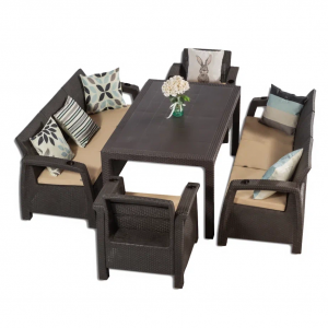 Комплект мебели YALTA BIG FAMILY SOFA 8 SET
