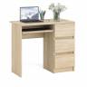 Стол компьютерный три ящика Мори МС-6 правый цвет дуб сонома Стол компьютерный три ящика Мори МС-6 правый цвет дуб сонома