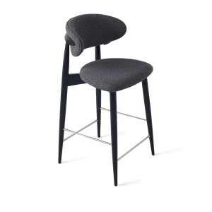 Стул Glory полубарный графит, опора бук черный