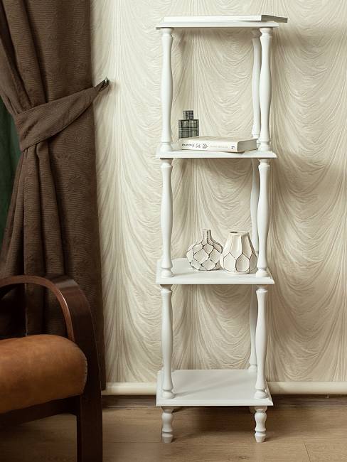 Этажерка П 8 белый