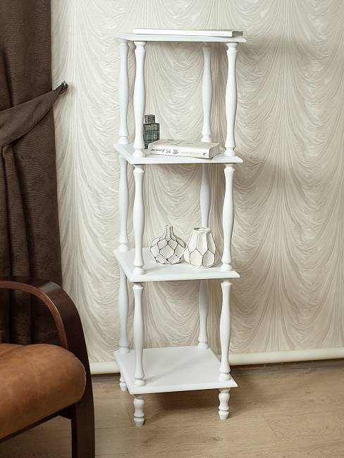 Этажерка П 8 белый