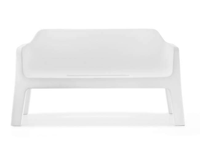 Диван пластиковый Plus Air белый 1425х740х750 мм