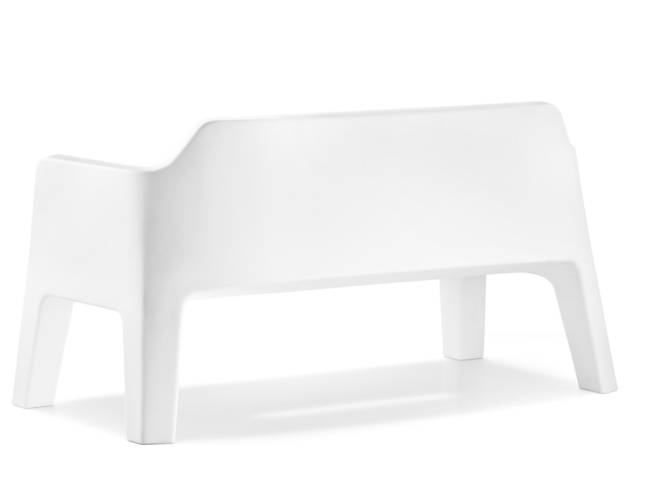 Диван пластиковый Plus Air белый 1425х740х750 мм