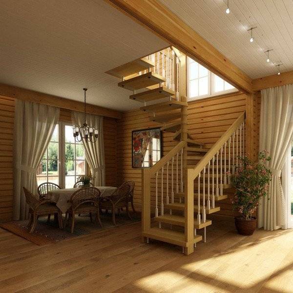 Лестница из бука ЛМ-31