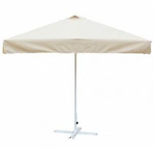 Зонт Митек 2,5х2,5 м с воланом, стальной с подставкой, стойка 40 мм