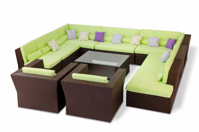 Лаунж зона МЕРИБЕЛЬ + 2 кресла