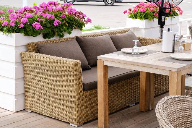 "Капучино" диван из искусственного ротанга трехместный, цвет соломенный "Капучино" диван из искусственного ротанга трехместный, цвет соломенный