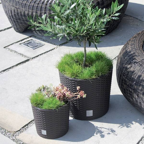 Кашпо для цветов RATO ROUND DRTUS400L-S433 антрацит 2 предмета 35 и 37.65л Кашпо для цветов RATO ROUND DRTUS400L-S433 антрацит 2 предмета 35 и 37.65л