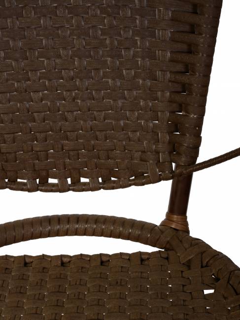 Кресло Denver (Денвер) из искусственного ротанга, орех