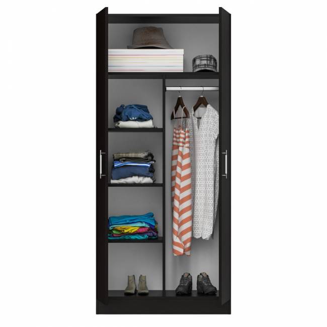 Шкаф 2-х створчатый Стандарт цвет венге Шкаф 2-х створчатый Стандарт цвет венге