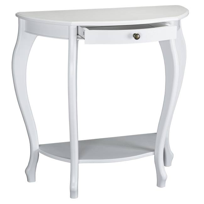 Консоль Элегант молочный дуб Л