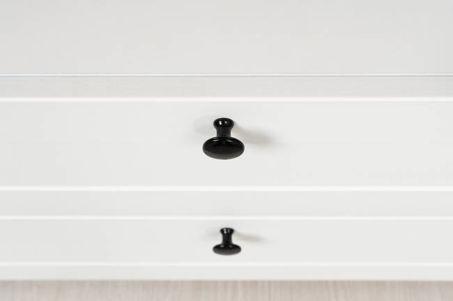 Тумба под ТВ Остин 16.47 цвет белый шагрень/дуб крафт золотой