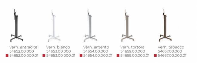 Подстолье металлическое барное Ibisco High тортора 525х490х1070 мм Подстолье металлическое барное Ibisco High тортора 525х490х1070 мм