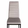 Стул Easy (mod. 24-1) / 1 шт. в упаковке металл, вельвет, 49 х 41 х 98 см, Light grey (светло-серый) HLR14 / черный Light grey (светло-серый) HLR14 / черный металл, вельвет
