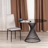 Стул Easy (mod. 24-1) / 1 шт. в упаковке металл, вельвет, 49 х 41 х 98 см, Light grey (светло-серый) HLR14 / черный Light grey (светло-серый) HLR14 / черный металл, вельвет