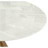 Jaklin 130x73 белый мрамор / сатинированное золото