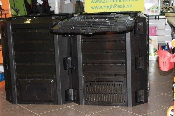 Компостер садовый 800 л MODULE IKSM800C-S411 черный