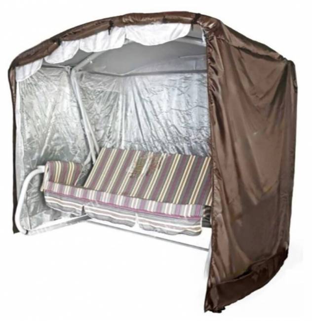 Чехол  для садовых качелей Элит Люкс/Оазис - 210х125х185, шоколад