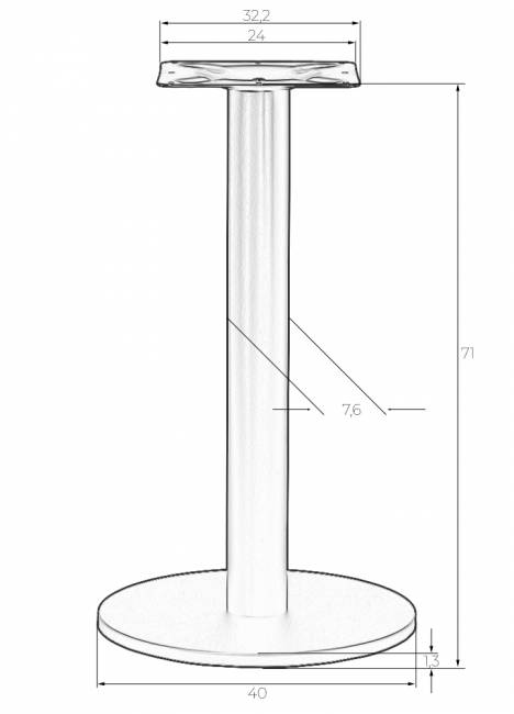 Подстолье обеденное DOBRIN ISABELLA