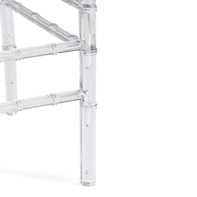 Стул CHAVARI (mod. 101) пластик, 40.5 х 49 х 88.5 см, Transparent (Прозрачный)  (Комплект из 2 шт.) прозрачный пластик