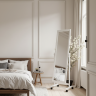 Зеркало напольное BeautyStyle 27 белый 135 см х 42,5 см