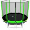 Батут "FunFit 12 FT 374 см PRO", зеленый