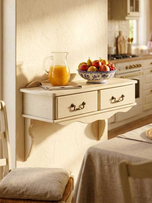 Консоль Берже 20 слоновая кость