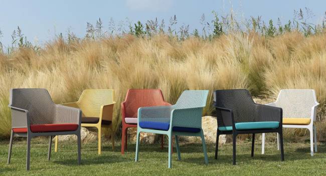 Подушка для кресла Net Relax серый камень 525х570х75 мм Подушка для кресла Net Relax серый камень 525х570х75 мм