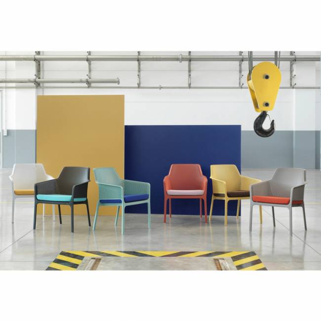 Подушка для кресла Net Relax серый камень 525х570х75 мм Подушка для кресла Net Relax серый камень 525х570х75 мм