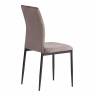 Стул CAPRI (mod. 39) металл, вельвет, 49.5 х 41 х 93,5 см, Dark grey (темно-серый) HLR24 / черный (Комплект из 4 шт.) Dark grey (темно-серый) HLR24 / черный металл, вельвет
