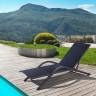 Шезлонг (лежак) Garden Way VICKY 770527, черный