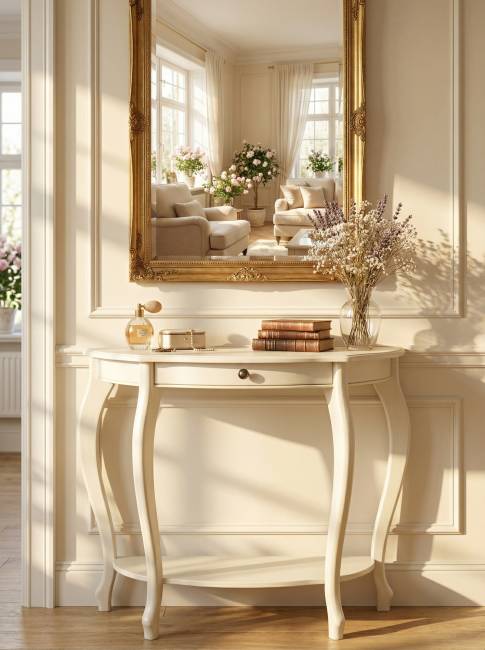 Консоль Элегант дуб шампань Л