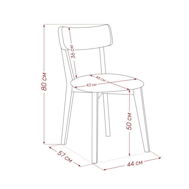 Стул Leset Чейз Белый Velutto 32 Белый