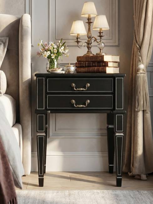 Тумба Васко В 118Н венге/серебро